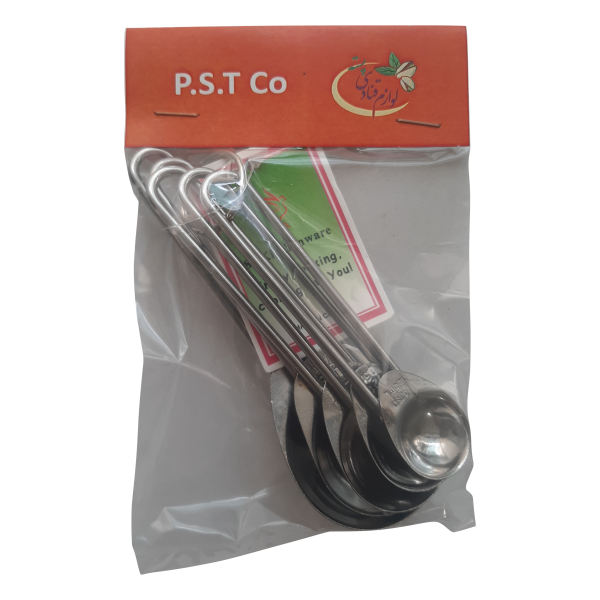 پیمانه اندازه گیری طرح قاشقی مدل pe404 مجموعه 5 عددی